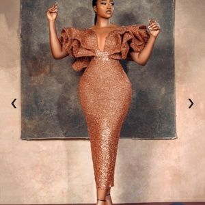 Glitter sequin dress